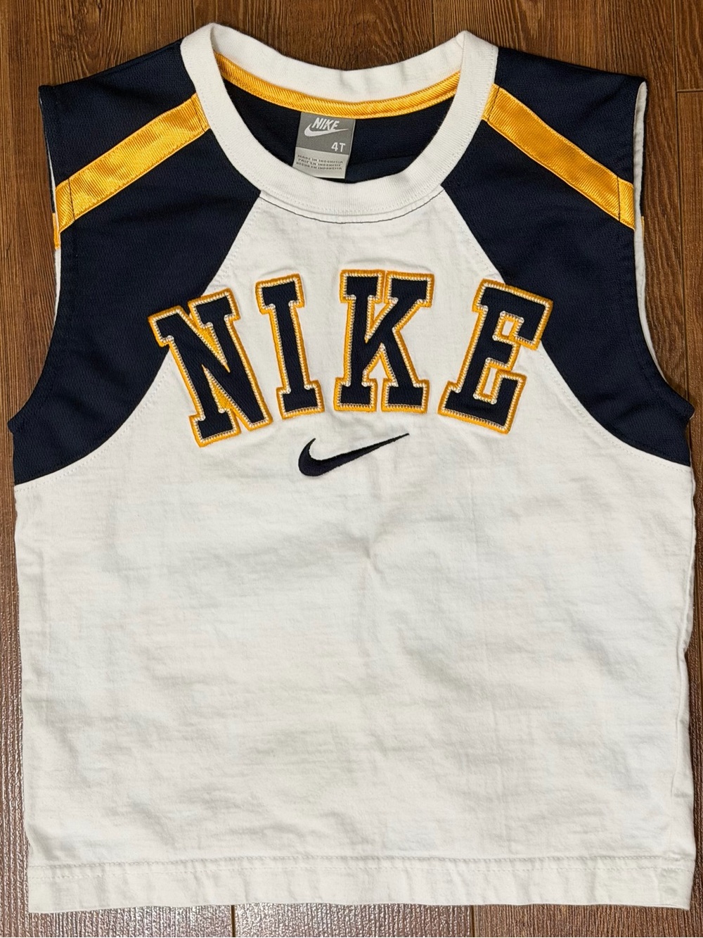 Boys Vintage Nike Tank Top Jersey - Y2K Era - Size 4T